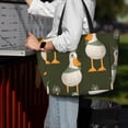 thumbnail image 7 of KLL Mallard Ducks Wild Birds Print Large Beach Tote Bag Women Waterproof Sandproof Zipper Beach Tote Bag for Pool Gym Grocery Travel with Wet Pocket, 7 of 7