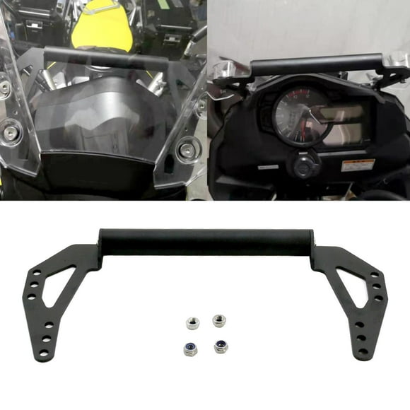 Soporte de navegación para teléfono móvil DYNWAVEMX Soporte de aluminio Ajuste para DL1000 2015-2019 Negro