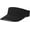 Black, variant on Visor Hat Adjustable Cotton Men Women Classic