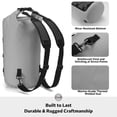 thumbnail image 4 of Mochila STOVER, bolsa impermeable y impermeable para teléfono móvil, color gris, 4 of 9