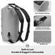 thumbnail image 4 of Mochila STOVER, bolsa impermeable y impermeable para teléfono móvil, color gris, 4 of 9