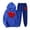 Blue, variant on DDAPJ pyju Valentines Day Outfits for Women 2 Piece Casual Sweatsuit Oversized Letter Graphic Hoodie and Jogger Sweatpants Sets Love Heart Print Lounge Tracksuit Set Blue S