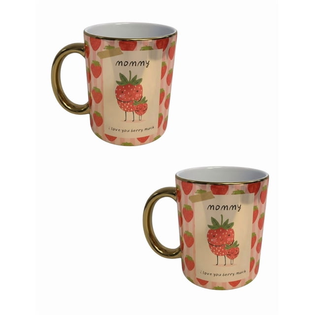 Duo de tazas de cerámica 325 ml Mamá TINK