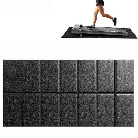 Treadmill Mat for Carpet & Hardwood Floors, 55x23.6 Walking Pad Mat - Heavy Duty Floor Protection & Noise Reduction for Treadmill, Exercise Bike, Stationary Equipmen
