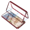 thumbnail image 6 of Dteck Magnetic Case for Samsung Galaxy S22 Ultra 6.8 inch Magnetic Adsorption Double-Sided Tempered Glass Screen Protector Metal Bumper Full Body Rugged Case, Gold, 6 of 6