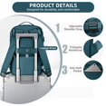 thumbnail image 4 of Bolsa de viaje WEPLAN aprobada por United Airlines de 20 litros a prueba de agua, 4 of 8