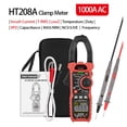 thumbnail image 1 of Digital Clamp Meter True RMS Current Clamp NCV Voltmeter Ammeter AC DC Ohmmeter Hz Continuity Capacitance Tester ,High Efficiency, 1 of 7