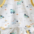 thumbnail image 5 of Paguaki Girls Toddler Baby Summer Clothes 3 6 12 18 Months 2T 3T 4T 5T Girls Cartoon Pattern Sleeveless Home Clothes Sleepwear Set, 5 of 5