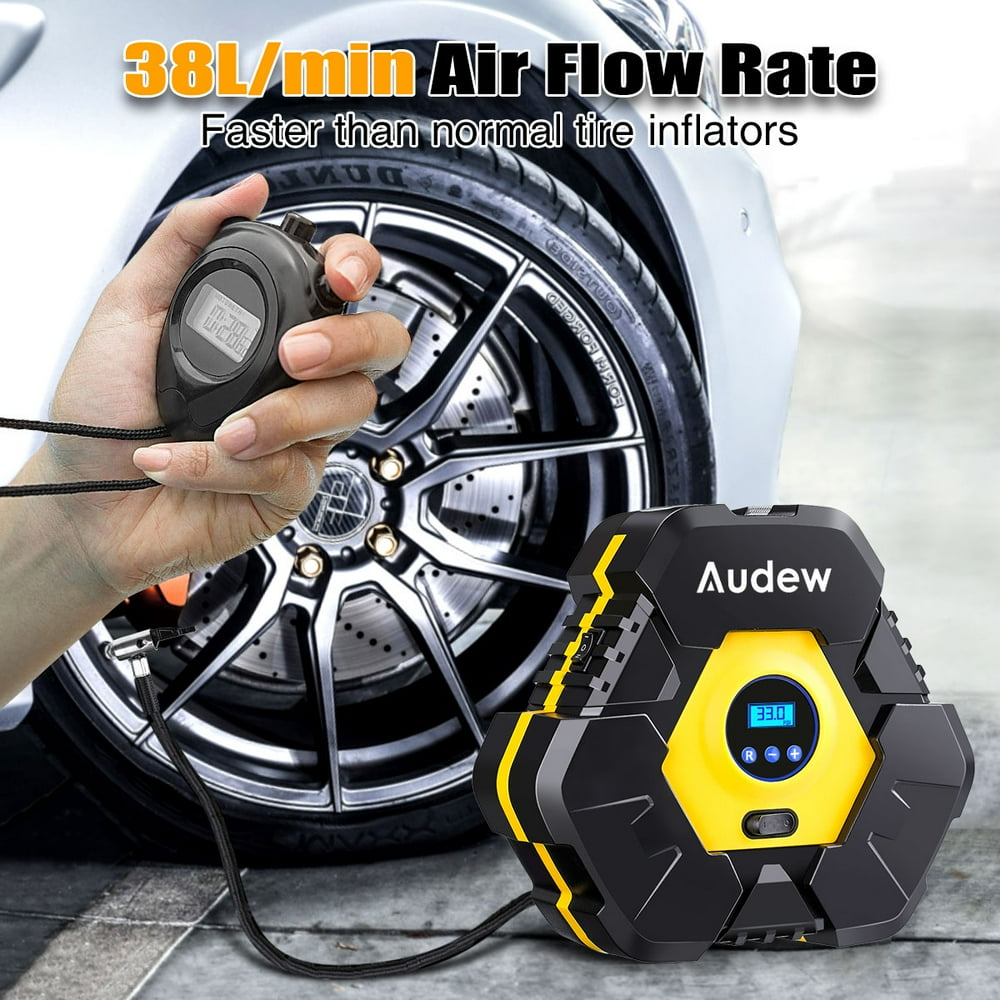Tire Inflator, Audew Tire Inflators Portable for Car, 12V Air