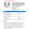 thumbnail image 2 of Front and Rear Shock Strut Coil Spring Control Arm and Sway Bar Link Tie Rod End Kit - 16 Piece - Compatible with 2009 - 2014 Nissan Maxima 2010 2011 2012 2013, 2 of 2