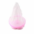 thumbnail image 3 of Washing Machine Hair Remover Removal Device Floating Filter Mesh Bag Flower shaped Ball Red, 3 of 9