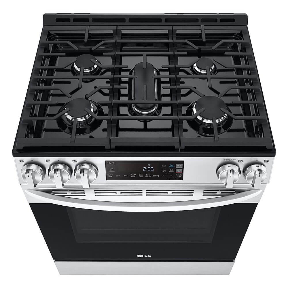 LG LSGL5831F 5.8 Cu. Ft. Stainless Smart Slide-In Gas Range
