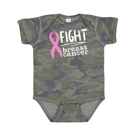 

Inktastic Fight Breast Cancer Pink Ribbon Gift Baby Boy or Baby Girl Bodysuit