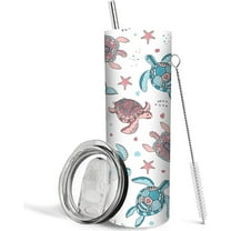 Turtle Gifts, Sea Turtle Gifts for Women, Sea Turtle Gifts, Sea Turtle Decor, Turtle Mug/Cup, Turtle Coffee Mugs, Turtle Gifts for Turtle Lovers, 20oz Turtle Tumbler with Lid and Straw