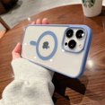 thumbnail image 1 of Luxury Clear For Magsafe Case For iPhone 15 14 13 12 11 Pro Max Plus Magnetic Wireless Charge Cases Shockproof Bumper Soft Cover, 1 of 7