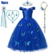 thumbnail image 4 of Disfraz de princesa de la Cenicienta para niña, fiesta de cumpleaños de lujo para vestido de baile, traje de Cosplay de princesa, ropa para niños de 3 a 8 años, 2024, 4 of 5