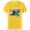 Yellow, variant on Disney Stitch Family Shine Dad of the B-Day Boy Birthday - Short Sleeve Cotton T-Shirt for Adults - Customized-Black