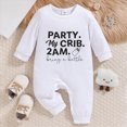 thumbnail image 2 of 12-18 Months Toddler Boys Girls Long Sleeve Solid Rompers,Side Diagonal Snap Baby Jumpsuit,Soft Warm Fall Winter Unisex Onesie for Infant Boys Girls 12 18 24 Months 2T 3T,Grey, 2 of 6