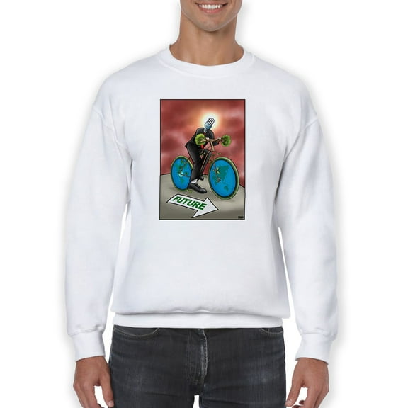 The Future Is Nature Sweatshirt Men's -Miguel Morales Designs