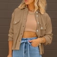 thumbnail image 2 of Chaquetas Para Mujer Abrigos Abrigos Moda Casual Cómodo Soild Manga Larga Tops Chaqueta Odeerbi ODB146407, 2 of 5