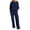 Navy, variant on PRETTYGARDEN Women Fall 2 Piece Outfits Sweatsuits Lounge Sets Quarter Button Long Sleeve Sweatshirt, Wide Leg Sweat Pants, Casual 2 Piece Sets Tracksuit, Airport Travel Outfits for Women