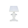 thumbnail image 4 of Linon Larson Solid Pine Wood Double Pedestal Dining Bench in Distressed White, 4 of 9
