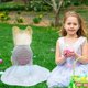 thumbnail image 5 of Falda para perros pequeños | Ropa de Pascua estilo princesa | Vestido suave y cómodo para todo tipo de clima | Ropa de casa verde, gris y blanca para cachorros | Traje de verano ligero y transpirable, 5 of 5