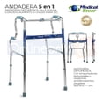 thumbnail image 3 of Andadera Ortopedica Cómodo Aumento Wc Silla Ducha Azul Medical Store Medical Store AN821L51MS, 3 of 8