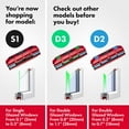 thumbnail image 4 of Tyroler Bright Tools Glider S-1 Magnetic Window Cleaner Tool, Single Glass Squeegees 0.1"-0.3" Only, 4 of 6