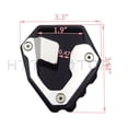 thumbnail image 7 of HTTMT- Side Pad Kickstand Stand Extension Plate For Honda CRF1000L Africa Twin 16-17 US, 7 of 7