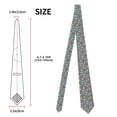 thumbnail image 3 of Yiaed Fruit Ice Cream Print Men's Ties Silk Business Necktie for Husband Father Valentine's day Father's Day Gift, 3 of 7