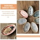 thumbnail image 3 of Wear-Resistant Snack Tray Vietnamese Style Decorative Dessert Plate for Home Decoration Multi Material Ceramic and Rattan Holding Snacks 1Set, 3 of 4