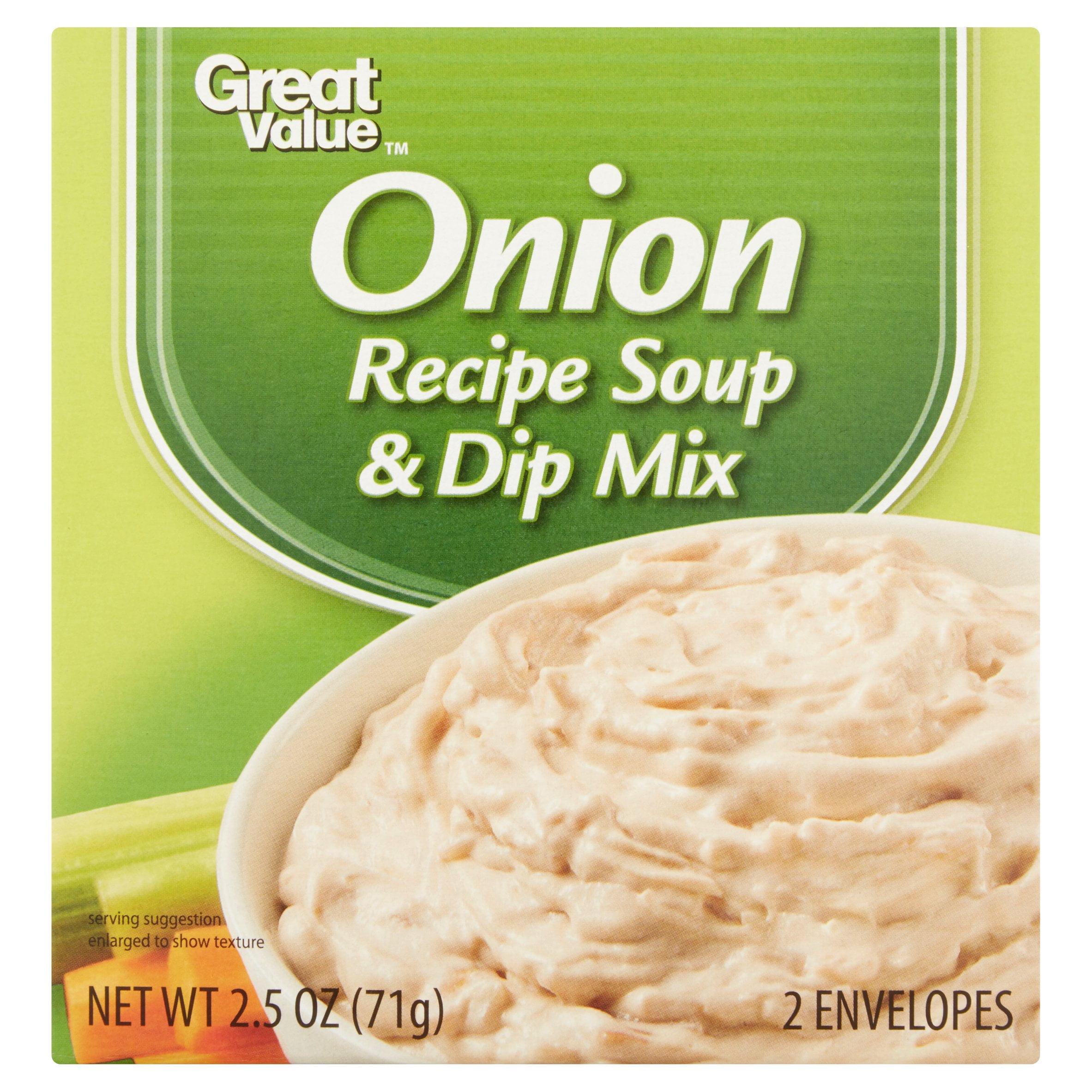 Great Value Onion Recipe Soup & Dip Mix, 2.5 oz