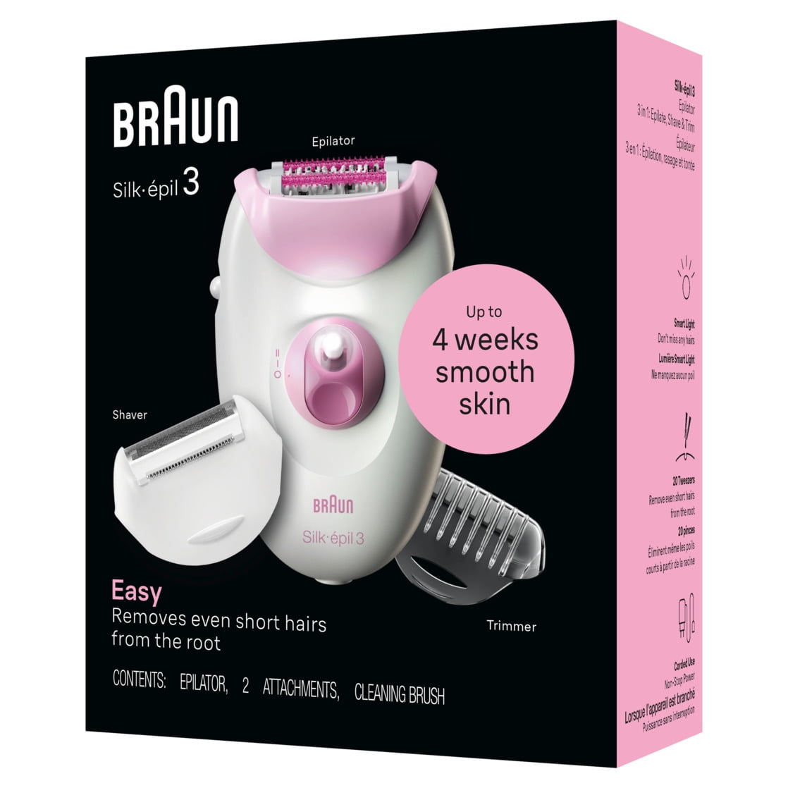 Braun Silk-epil 3 3-270, Epilator for Women for Long-Lasting Hair Removal