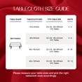 thumbnail image 5 of Romanstile 2 Pack Rectangle Tablecloth - Washable Table Cloth Resistance Microfiber Tablecloth Decorative Table Cover for Dining,Party,Outdoor,Tablecloths 60x84inch,Red, 5 of 7