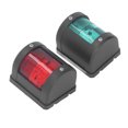thumbnail image 4 of Ouitble 2 Luces LED De Navegación para PC, Estribor, Puerto Verde, Rojo, ángulo De Haz De 112,5°, IP54, Resistente Al Agua, 2 NM, Luz para Barco Marino, 12 V, 24 V CC, 4 of 14