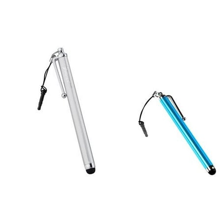 Insten Silver & Blue Stylus Pen For Kindle Fire / Microsoft Surface Pro / iPad Mini 3 iPad Air 1 2 / Samsung Galaxy