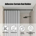 thumbnail image 3 of 6Pcs Adhesive Shower Curtain Rod Holder, Transparent Shower Curtain Rod Mount Holder, Shower Curtain Rod Tension Brackets No Drilling for Wall, Bathroom, Windows, Wardrobe, 3 of 7