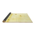 thumbnail image 2 of Ahgly Company Indoor Square Abstract Yellow Modern Area Rugs, 3' Square, 2 of 4