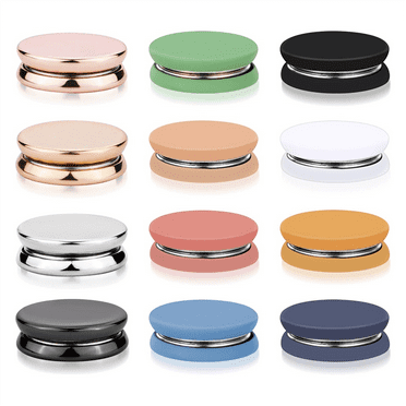 12pcs Hijab Magnetic Pins, Strong Magnets Colorful Scarf Clasp Pinless Brooch Pins Buttons
