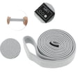 thumbnail image 3 of Unique Bargains 1pc Women Yoga Stretch Band 78.74 Length Light Gray, 3 of 4