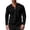Black, variant on VJATTWR Men's Crewneck Striped T-Shirt Soft Elastic Tees S