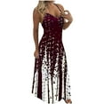 thumbnail image 2 of Robe de Soirée Élégante Grande Taille pour Femmes Mode Été Longue Robe avec Bretelles, 2 of 6