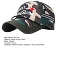 thumbnail image 7 of Mightlink Sun Hat Long-brimmed Reflective Strip Windproof Rope Quick Dry Adjustable Sun Protection Printed Spring Summer Women Men Baseball Cap for Daily Life, 7 of 7