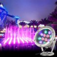 thumbnail image 5 of Lámparas de fuente LED de acero inoxidable IP68, luces de piscina impermeables, lámparas subacuáticas LED ajustables de 12 V/24 V, luces de estanque RGB, 5 of 5