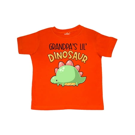 

Inktastic Grandpa s Lil Dinosaur with Cute Stegosaurus Gift Toddler Boy or Toddler Girl T-Shirt