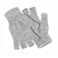 thumbnail image 2 of Winter Half Finger Gloves, Knitted Fingerless Mittens, Warm Stretchy Gloves for Men and Women, 2 of 8