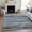 Blue, variant on Dalyn Rugs Machine Washable Indoor/Outdoor Chantille ACN2125 Orange 3' x 5' Rug