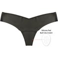 thumbnail image 2 of Alessandra B Camel Toe Cover Thong (Black, M/L), 2 of 6