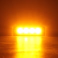thumbnail image 3 of LAMPHUS SolarBlast SBLH04 LED Strobe Grille Flashing Lights [22 Modes] [4 Watt] [TIR] [Weatherproof] Warning Lights for Police & Firefighter Emergency Vehicles - Amber / Amber, 3 of 9
